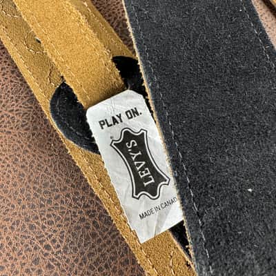 Levy’s Suede Guitar and Bass Strap Made in Canada image 2