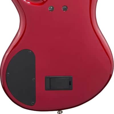 Jackson JS3 Spectra 4-String Bass Guitar, Laurel Fingerboard, Metallic Red image 3