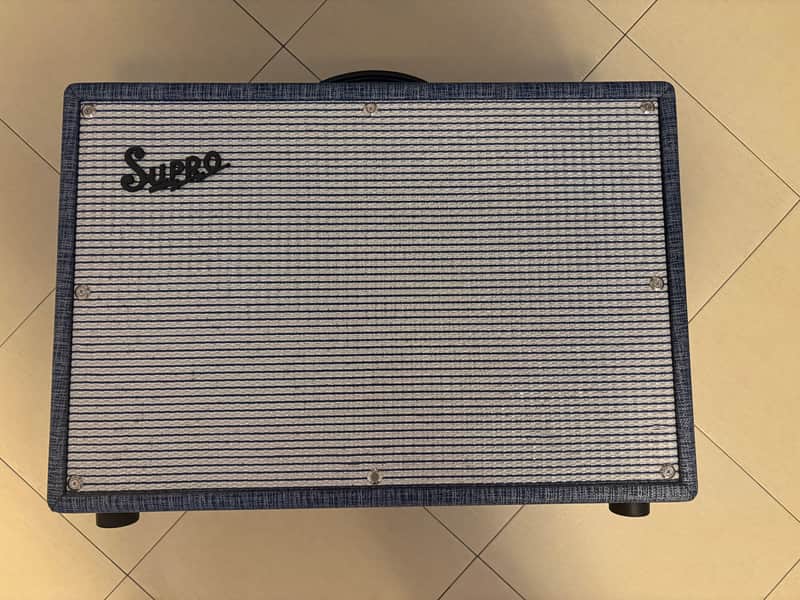 Supro 1968RK Keeley Custom 25-Watt 1x12" Guitar Combo 2021 - Present - Blue Rhino image 1