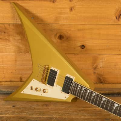 ESP LTD Kirk Hammett Signature KH-V - Macassar Ebony - Metallic Gold image 5