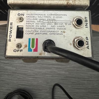 Mu-Tron C-200 Wah & Volume 1975 - Grey image 2