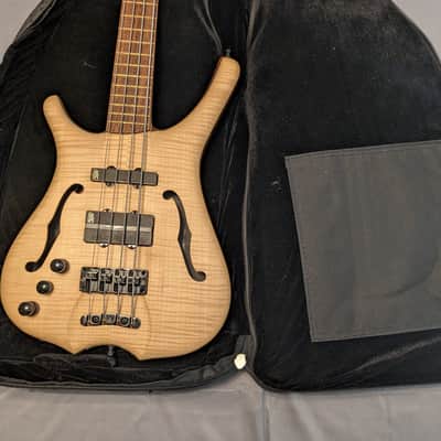 2008 Warwick Infinity NT 4 - AAAA Flame Maple - Natural Oil - Lefty image 15
