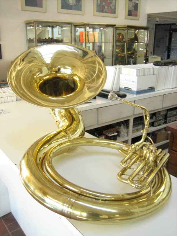 Good C.G. Conn 20K Sousaphone Brass Lacquer with Case image 1