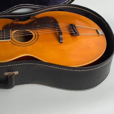 Gibson  L-1 Arch Top Acoustic Guitar (1917), ser. #38456, black chipboard case. image 12