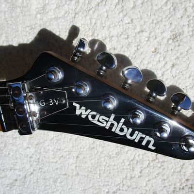Washburn G-3V Strat Style Guitar, 1986, Japan, Pat. Floyd Rose, Gig Bag image 2
