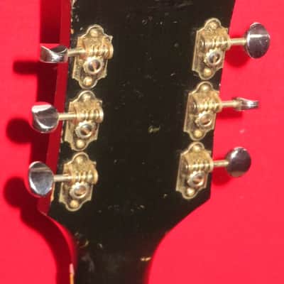 Silvertone 1966 Black 1446 Chris Isaak Guitar w/ Case image 3
