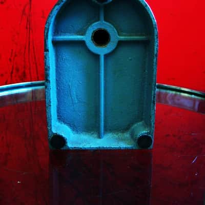 Vintage 1960's Calrad 10-24 dynamic microphone Hi Z w stand and cable Lafayette Olson Shield image 13