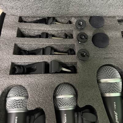 Pyle Pro Wired Microphone Drum/Instrument Kit Set 7-Mic Set PDKM12 #3207 image 5