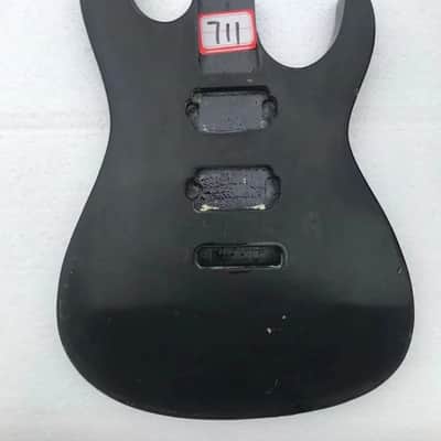 Matt Black Finished Electric Guitar Body image 1
