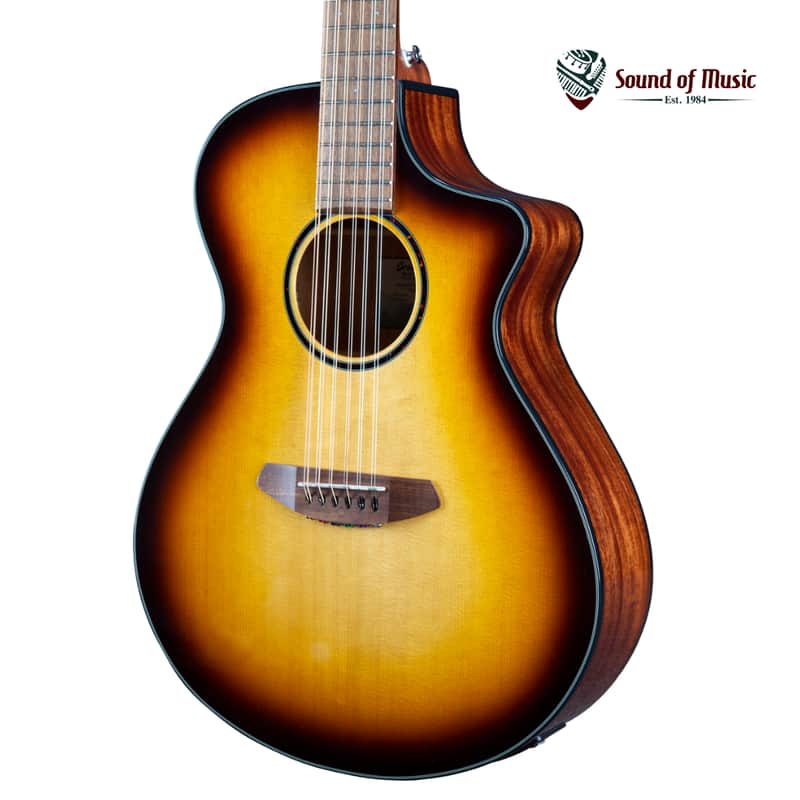 Breedlove Discovery S Concert Edgeburst 12 String CE - Sitka Spruce - African Mahogany image 1
