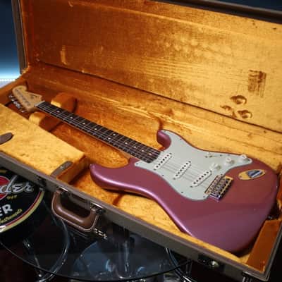 Fender CS Masterbuilt 63 Stratocaster Closet Classic by Greg Fessler 2015 - Burgundy Mist image 21