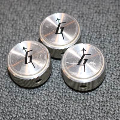 Vintage 1960s Gretsch Aluminum Control Knobs - Lot of 3 - No Tariffs image 1