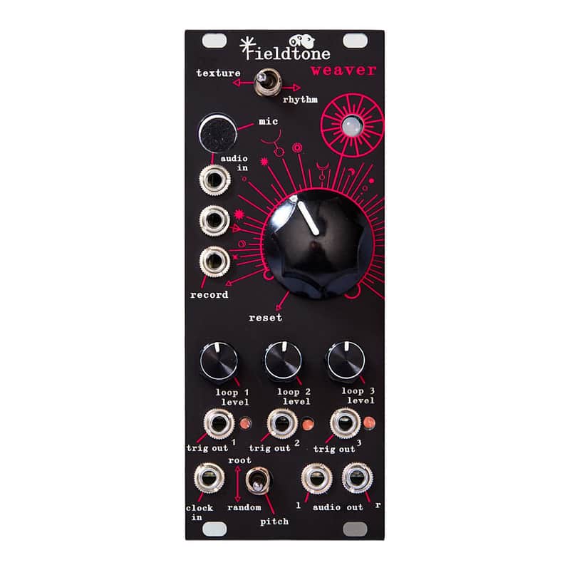 Fieldtone Weaver Eurorack Sampler Module (Black) image 1