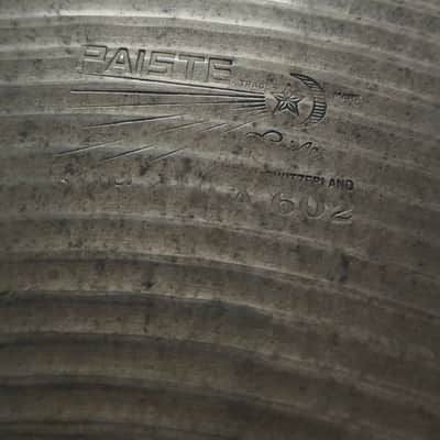 Paiste Formula 602 18" Thin Crash/Ride (1965-1972) Solid Stamp image 2