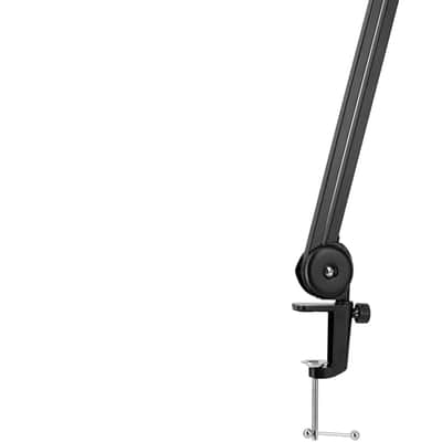 Heavy Duty Adjustable Microphone Arm Stand - Professional Suspension Scissor Spring Boom with Universal Mic Clip and Sturdy Desk Clamp image 3