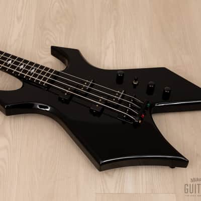 2000s B.C. Rich Warlock Bass JM165 Neck Through Black w/ | Reverb