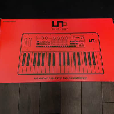 IK Multimedia UNO Synth Pro 37-Key Analog Synthesizer 2021 - Black image 1