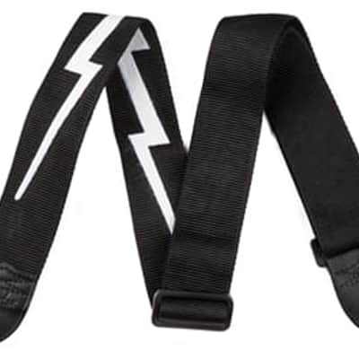 Nylon Lightning Bolt Strap, Black/White, 2 image 1