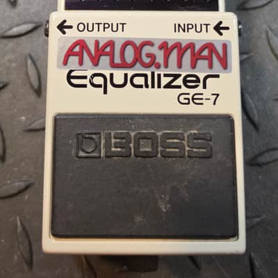 Analogman Boss GE-7 Graphic Equalizer Pro Mod EQ Japan MIJ Vintage Black Label Converted 9vDC PSA image 2
