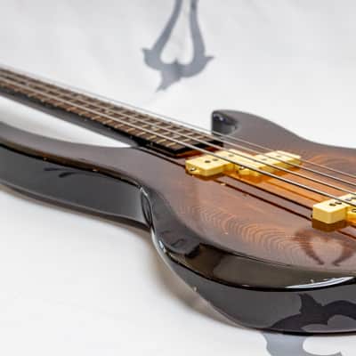 1981 Washburn SB40, SB-40 Bass Tobacco Sunburst (Brown) Neckthrough image 14