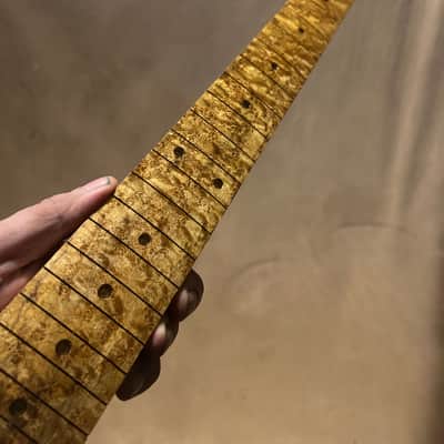 Mastergrade Birdseye Maple Tele Neck 2 Fits Fender & Warmoth image 6
