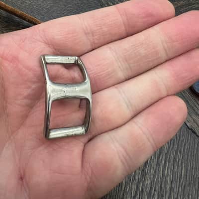 Vintage original late 1950s - 1960's Fender Leather Guitar strap image 8