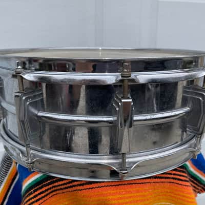 1965 Ludwig LM400 Supraphonic 5x14" 10-Lug Aluminum Snare Drum Chrome-Plated image 9
