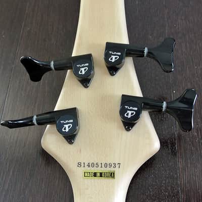 TUNE HatsunTWB43 ZW - 4 String Active Bass with Zebra Wood Top. Sale Priced!! image 6