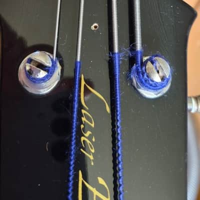 Aria Heritage Laser Electric bass 1985 - Gloss Black image 13