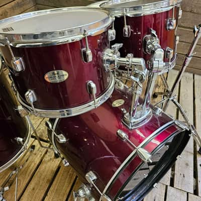 Drum Kit Pearl Forum Compact, Red Complete USED! RKWRR110526 image 6