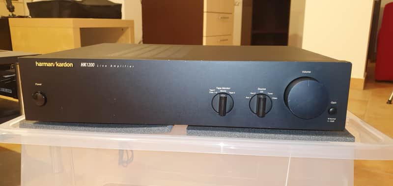 Harman Kardon HK1200  Stereo Line Amplifier 1996-97 - black
