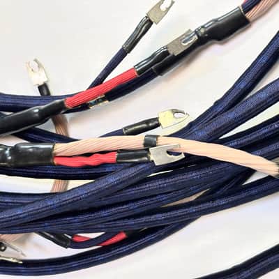 Yamamura Churchill Millennium 4000 – 2m Speaker Cables (Pair, Spade Connectors) – Excellent Condition image 4