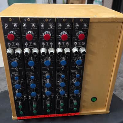 Trident Studios B Range EX Queen, Elton John, David Bowie Channel Strip Mic-Pre EQ Preamp Discreet Class A Rack Bucket built by POM Fairchild for Jimmy Hogarth Vintage 70s British UK London Neve Sound image 19