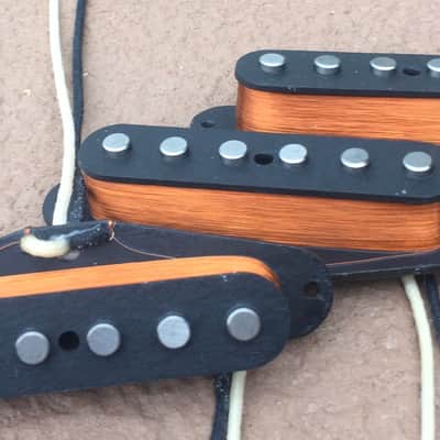 Hand Wound Stratocaster Pickups Set Alnico 3 -Handwound Strat-Tone Hatch-A3 Flat Pole-Fullerton image 1