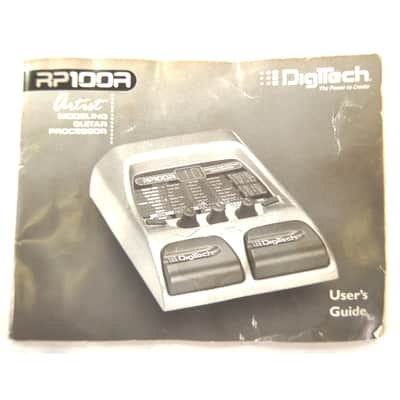 DigiTech RP100R Artist Modeling Guitar Processor-Guitar Multi-Effects Processing Unit w/ Power Supply - Used image 6