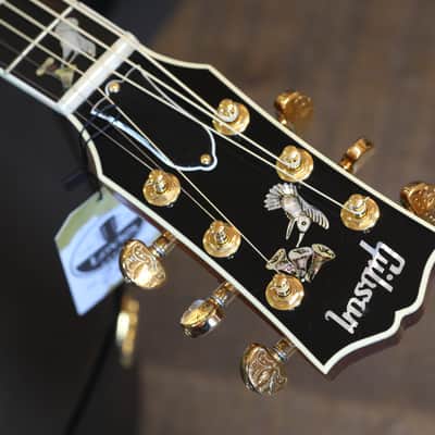 Minty! 2023 Gibson Custom Shop Hummingbird Custom Koa Dreadnought Acoustic Guitar Natural + COA OHSC image 12
