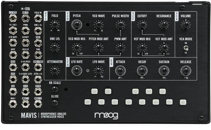 Moog Mavis Semi-modular Analog Synthesizer Kit and Eurorack Module - 44HP image 1