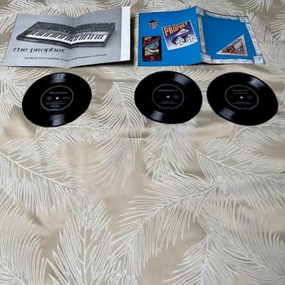 RARE! Vintage 1978 Sequential Circuits Prophet, Prophet~5, and Prophet~10 Demo Record Booklets