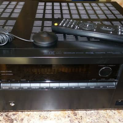 Onkyo TX-NR686 7.2-Ch WiFi Hi-Res 4K UHD Network AV Dolby Atmos Receiver w/ Remote, set up microphone, AM & FM Antennas image 1