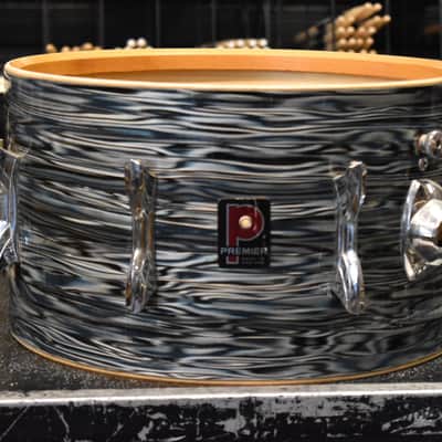 Vintage Premier 8x14 Rack Tom Drum in Oyster image 2