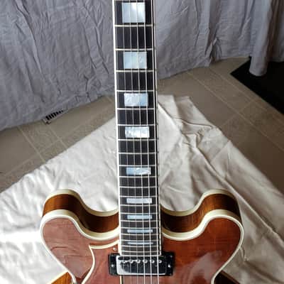 Heritage Prospect Blues Dlx - Ed Roman edition 2003 - Burnt Amber, Left-handed image 4