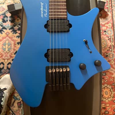 Strandberg Guitars Boden Essential 6 Galactic Blue/ Seymour Duncan Mark Holcomb Scarlet/Scourge Pickups image 2