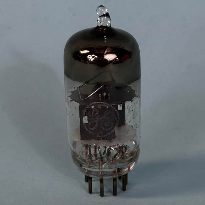 1951 General Electric 12AT7 ECC81 Vintage GE Gray Plate D Getter Tube! T408 image 1