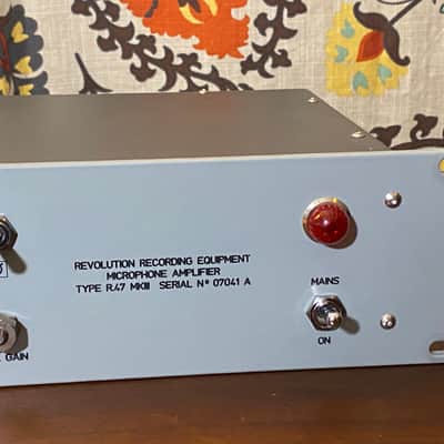 Revolution Recording Redd 47 John Hinson Rare tube preamp EMI Abbey Road replica image 4