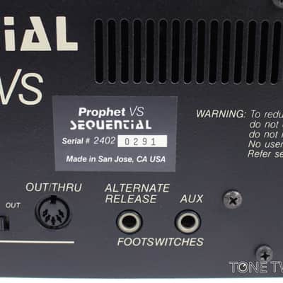 Sequential Prophet VS Rack Pro Serviced Vector Synthesizer VINTAGE SYNTH DEALER image 9