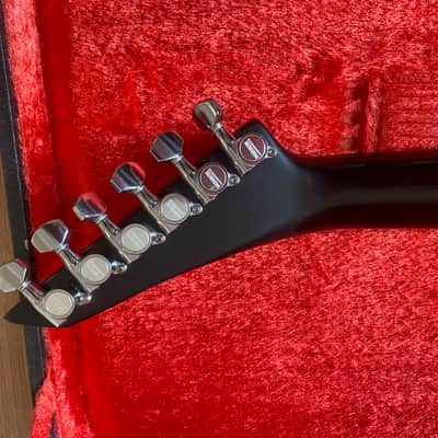 Washburn HM-5V Guitar.  1985 - Black Bloodburst. Extremely Rare Vintage Made in Japan image 8