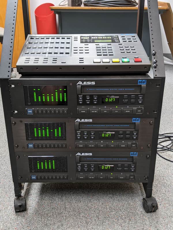 24 Track Alesis ADAT Digital Audio Recorder with BRC Master Remote image 1