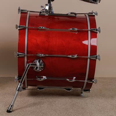 Yamaha Recording Custom Autumn Red Lacquer Drum Set 16x20 8x12 and 13x14 image 11