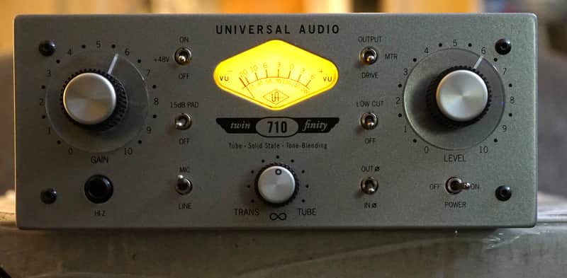 Universal Audio UA 710TF Twin-Finity Tube/Solid State Blending Mic Preamp w/DI Original Box image 1