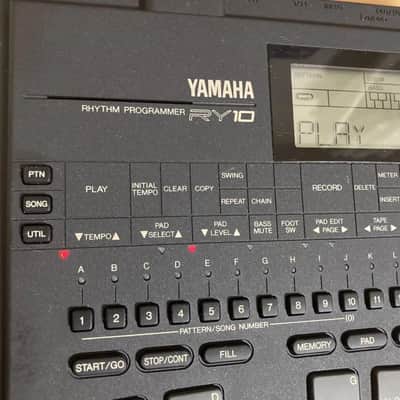 Yamaha RY10 1992 Black Rhythm Programmer Drum Machine image 4